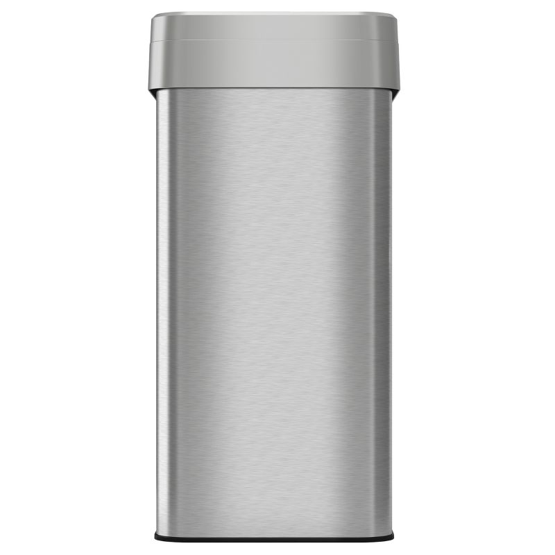 Rubbermaid 8 Quart Traditional Square Top Bedroom, Bathroom, and Office Wastebasket Trash Can, White (2 Pack)