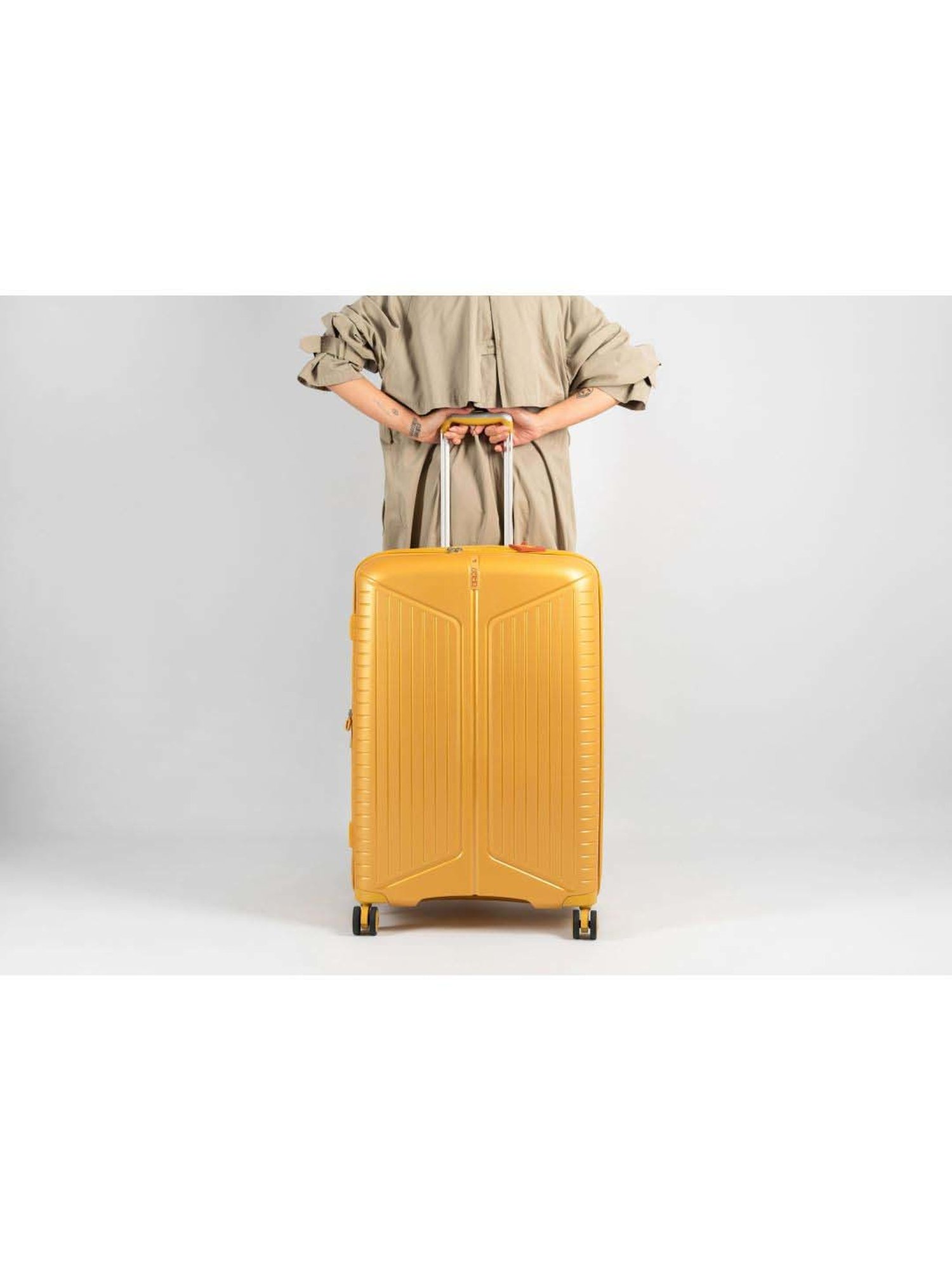 Perquisite Y2K Luxe Range Black Hard 20" Cabin Luggage