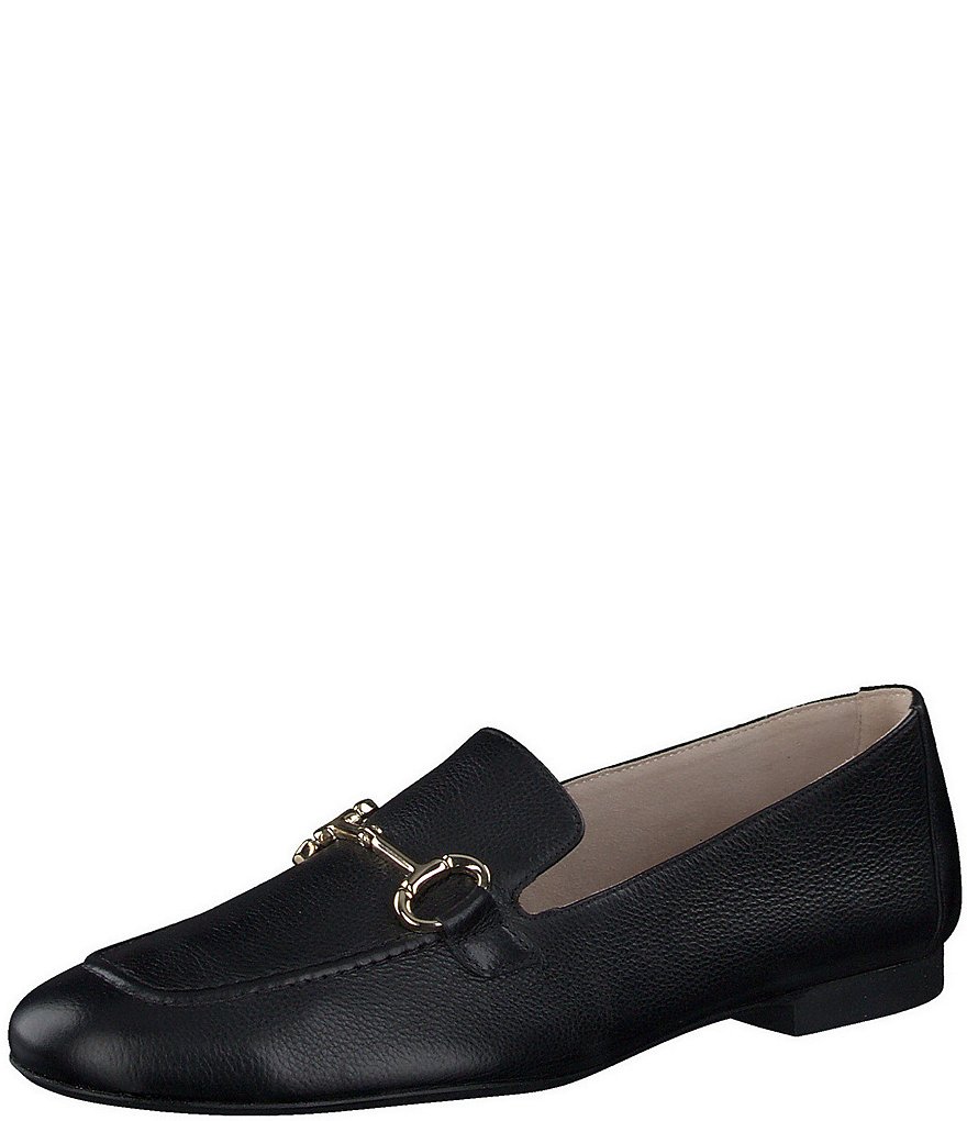 Paul Green Daphne Bit Buckle Leather Loafers