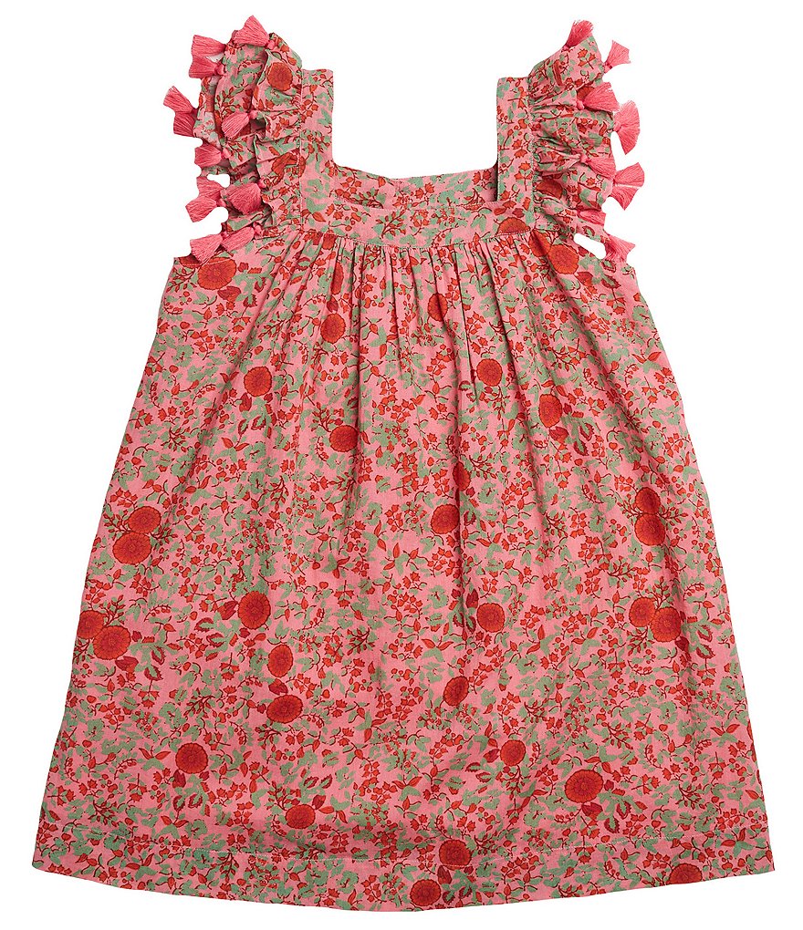 Roller Rabbit Little Girls 2-6 Vickey Floral A-Line Matching Dress