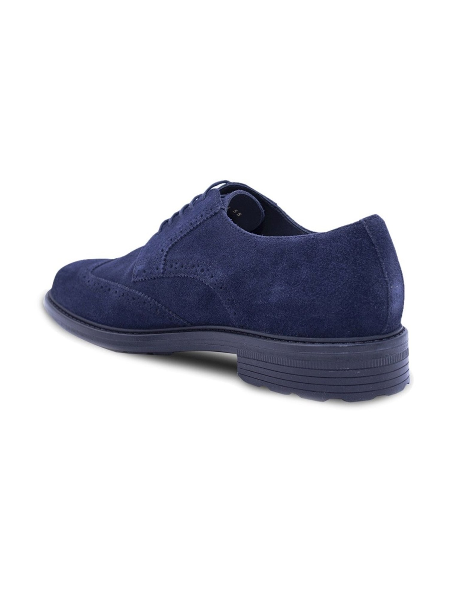 Geox Men's U Walk Preasure Navy Brogue Shoes