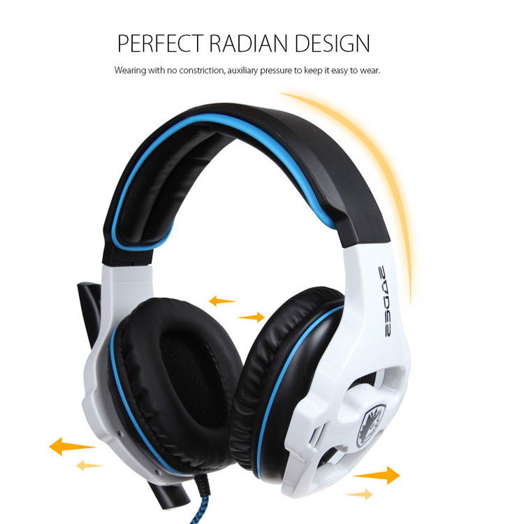 SA-903 7.1 Surround Sound channel USB Gaming Headset Wired Headphone with Mic Volume Control Noise Cancelling Mic Earphone