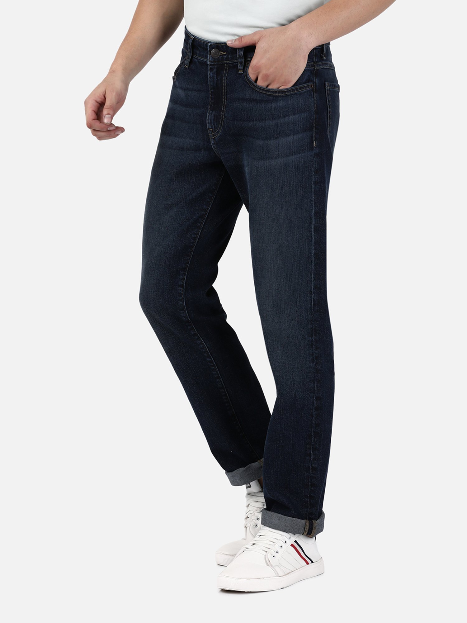 Passion Dark Blue Lightly Washed Jeans