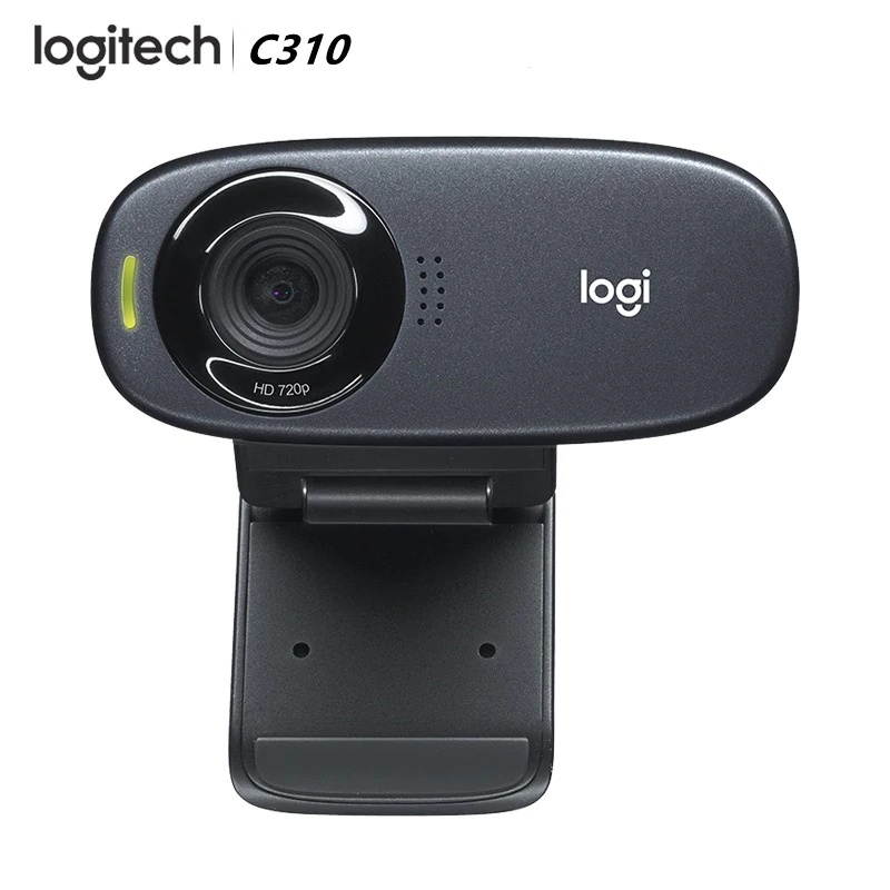 Logitech C310 Computer High-Definition Camera Web Conference Video Call Live Broadcast, Laptop, Free Drive USB