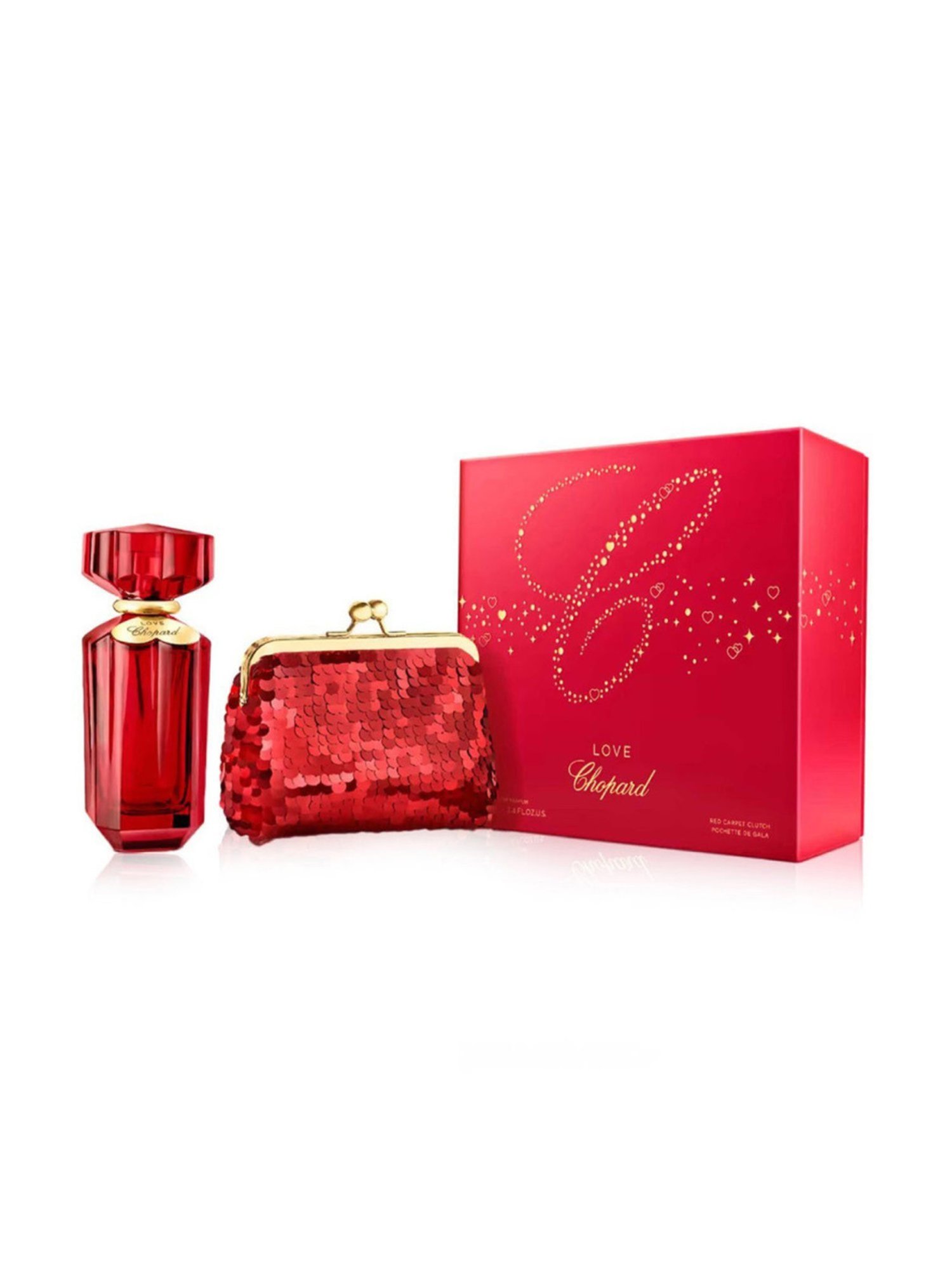 Chopard Love Gift Set (Eau de Parfum 100 ml + Red Glitter Clutch)