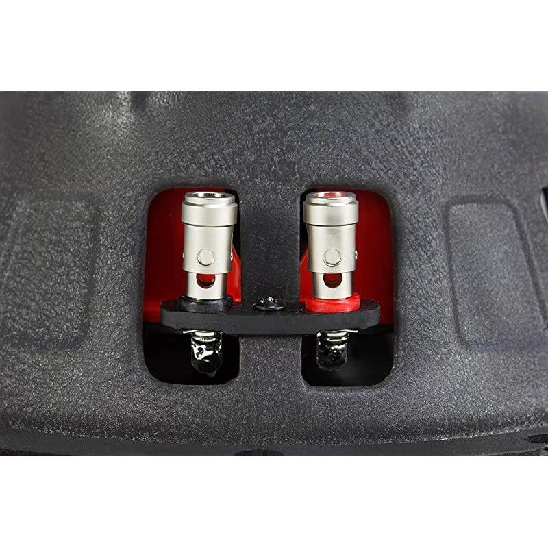 DS1-254 Discus Shallow Mount Subwoofer (Black) &ndash; 10 Inch Subwoofer, 400 Watts, Car Audio, 2 Inch Voice Coils, UV Rubber Surround, Best in Sealed Enclosures