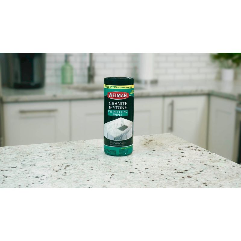 Wood Surface Specialty Wipes Lemon & Mint - 30ct - Everspring™