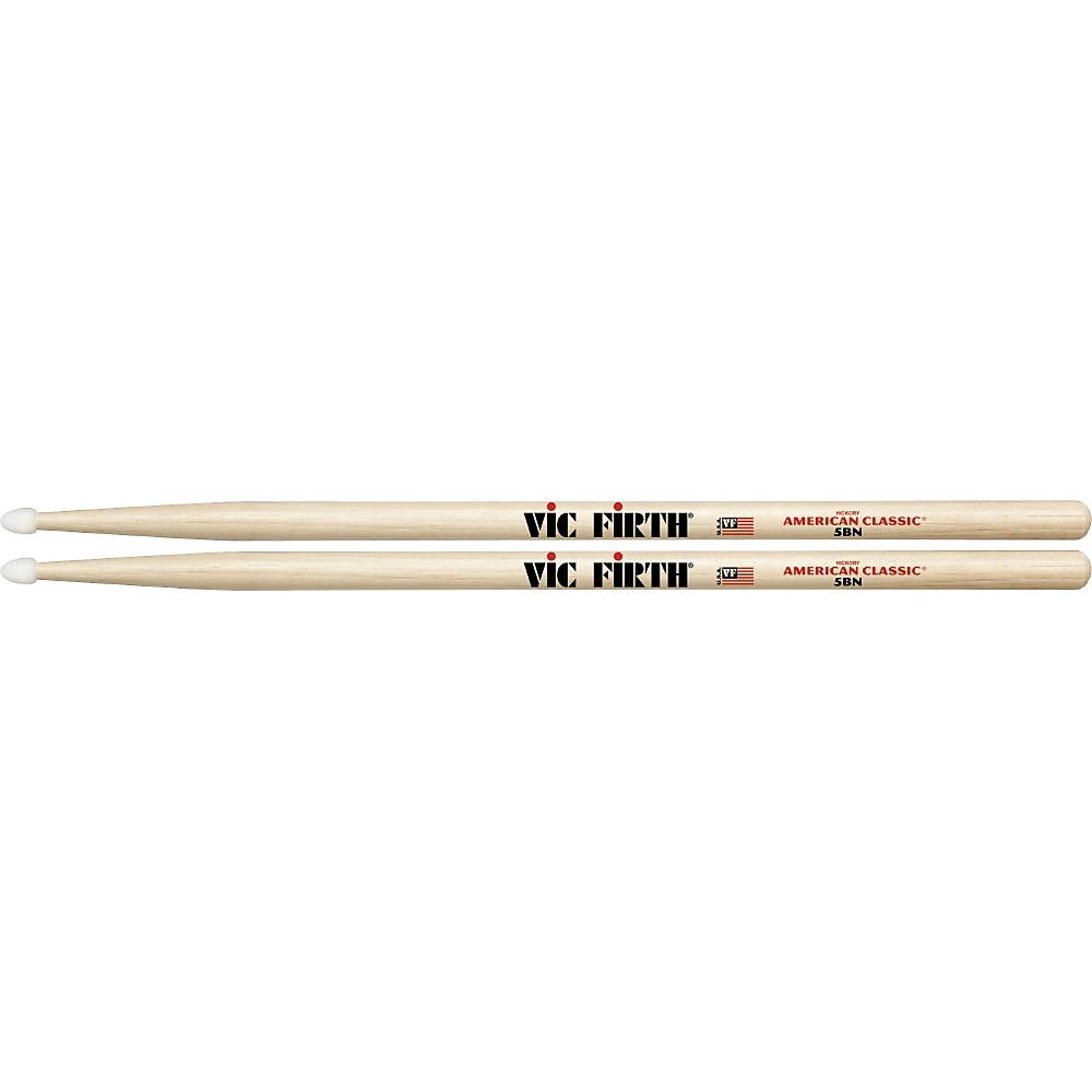 Vic Firth 12-Pair American Classic Hickory Drumsticks Nylon 5B