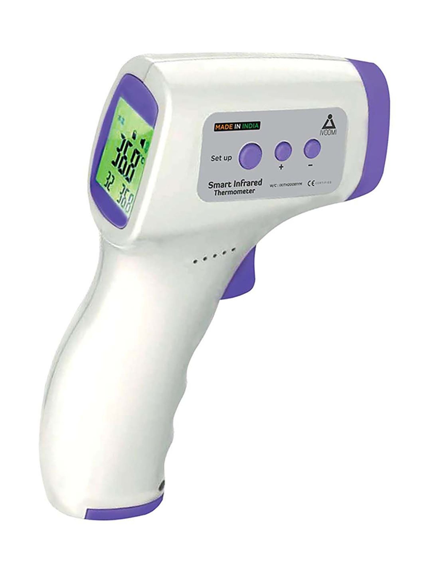 iVooMi Digital Infrared Non Contact Infrared Thermometer (White)