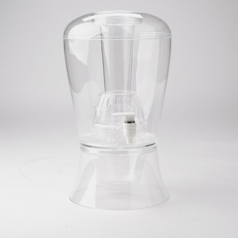 Mind Reader 1 Gallon Fruit Infuser Beverage Drink Dispenser with Spigotand Ice Bucket Bottom