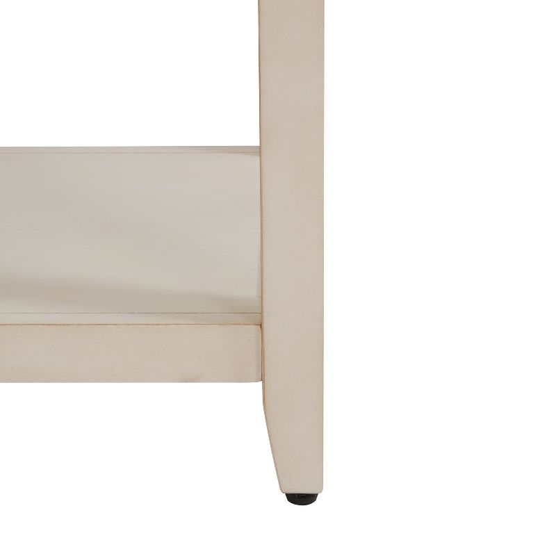 Aiden Lane Peluda Fold Out Bar Cabinet Antique White