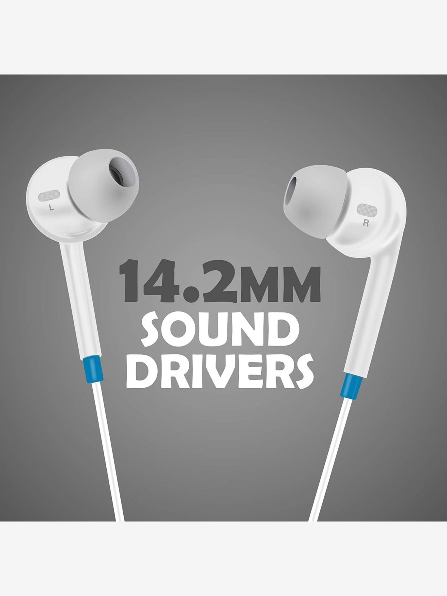 Saregama Carvaan GX01 Wired Earphone With Mic (Classic White)