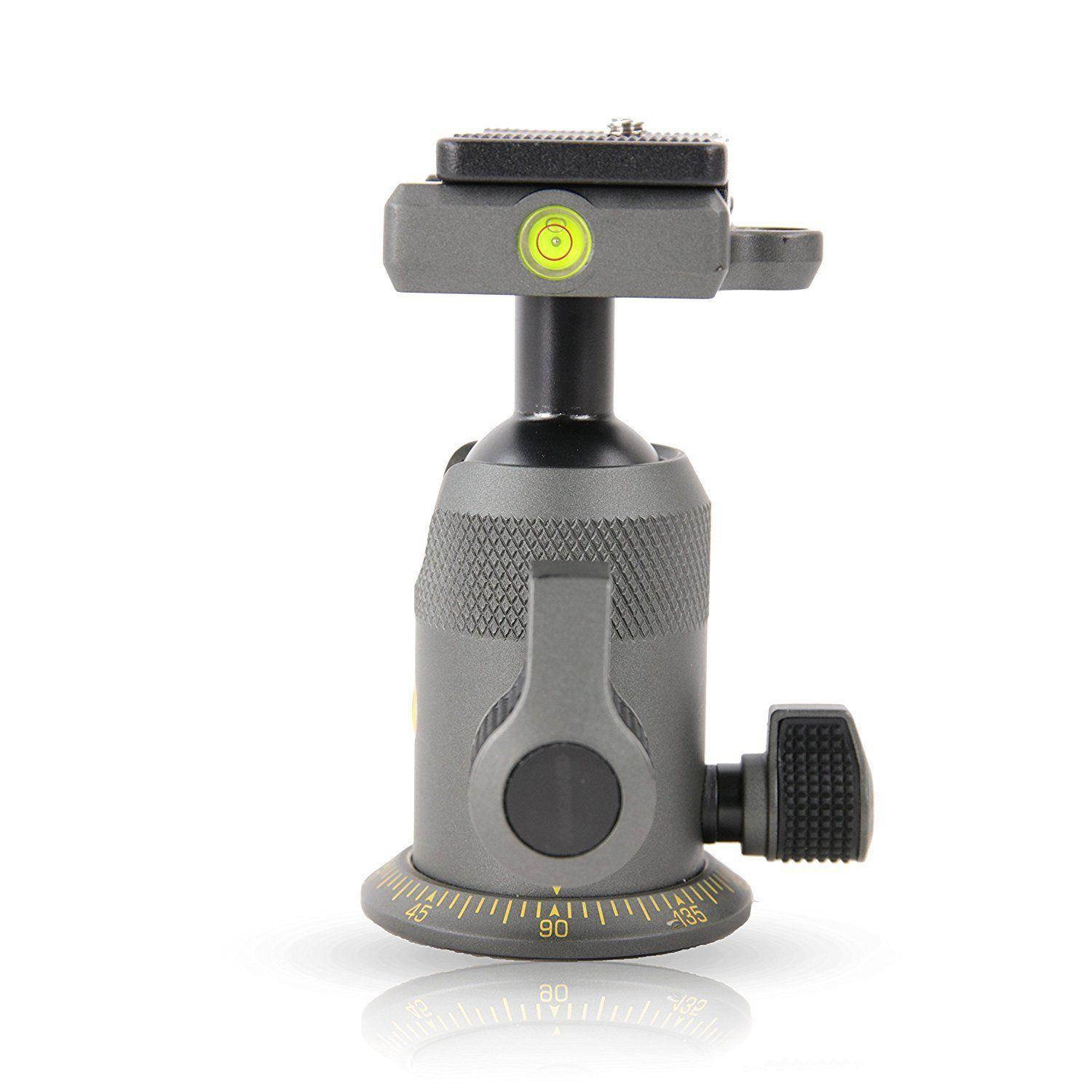 Vanguard Alta BH-100 Aluminum Ball Head - 22 lb Max Load Capacity, 2 Bubble Levels