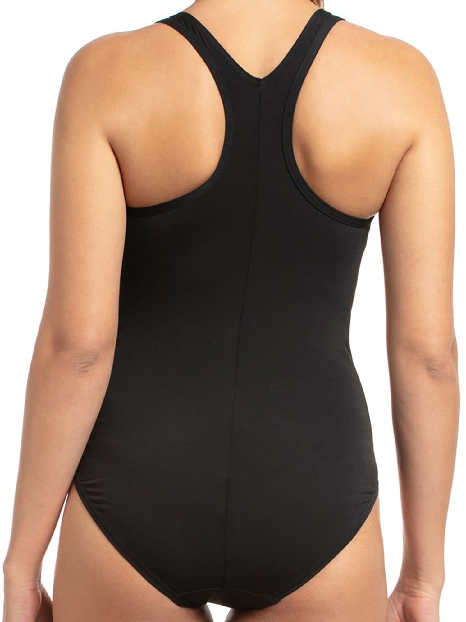 Speedo Black Printed Swimsuit