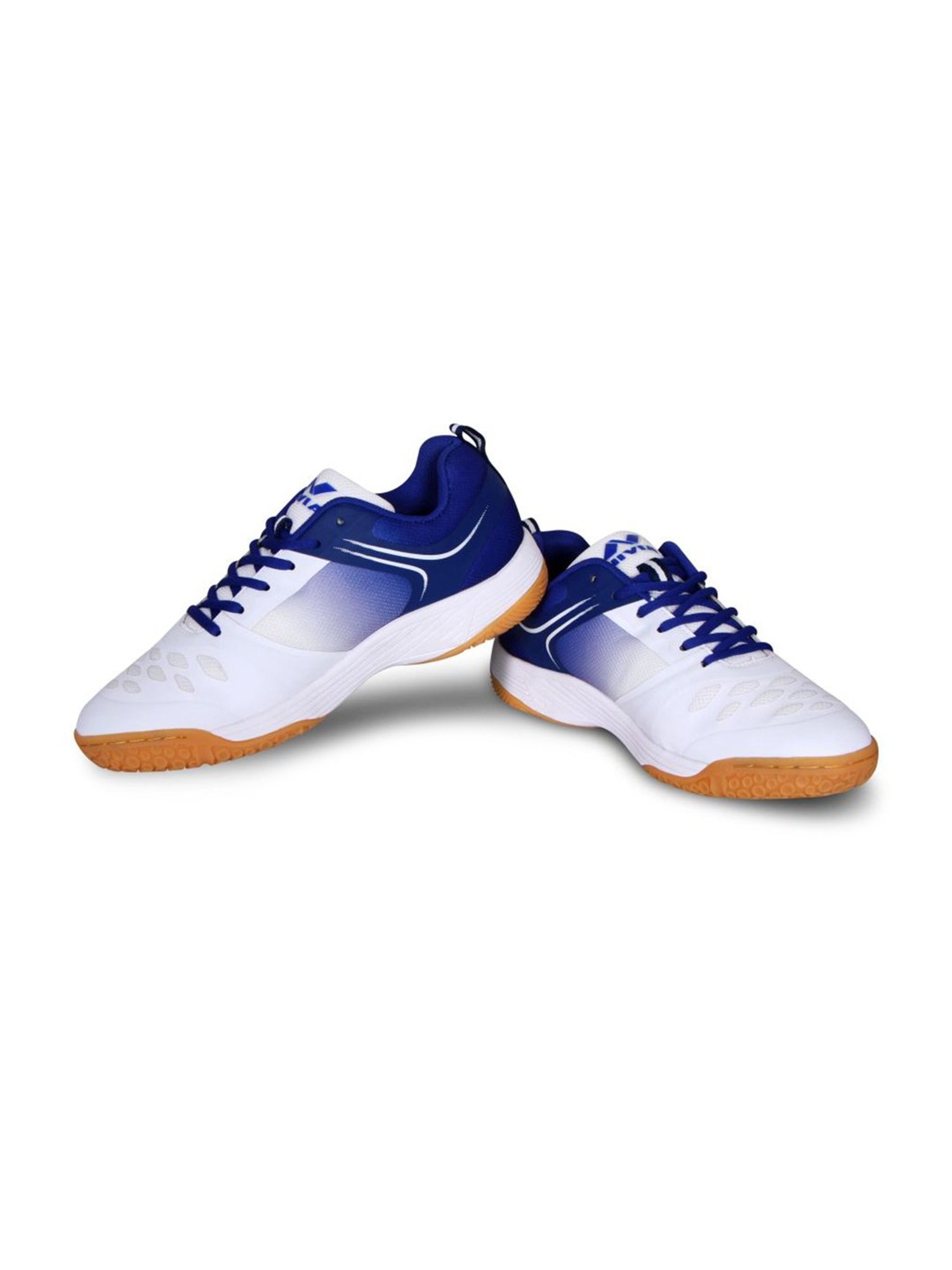 Nivia Men's Hy-court 2.0 White Badminton Shoes