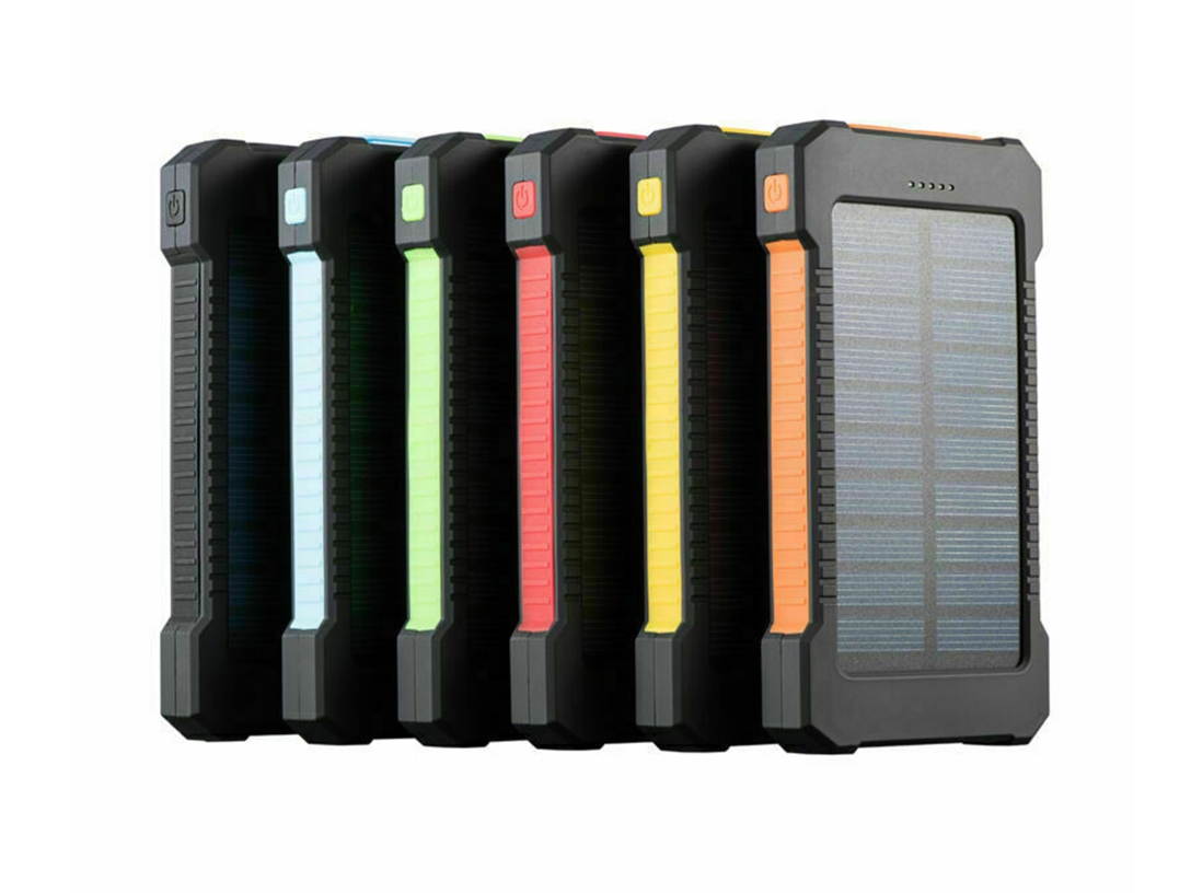 Solar Power Bank 10000mAh Double USB Solar Batterycharger External Battery Portable Charger Bateria Externa Pack for smart phone