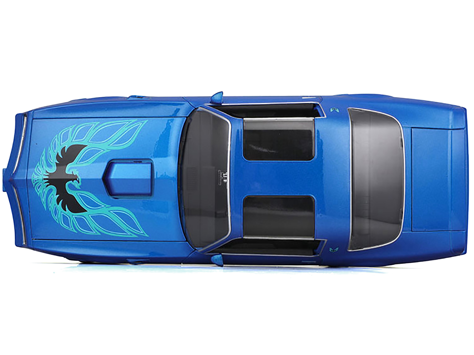 1967 Pontiac Bonneville Tyrol Blue Metallic with Blue Interior Limited Edition to 200 pieces Worldwide 1/43 Model Car by Goldvarg Collection