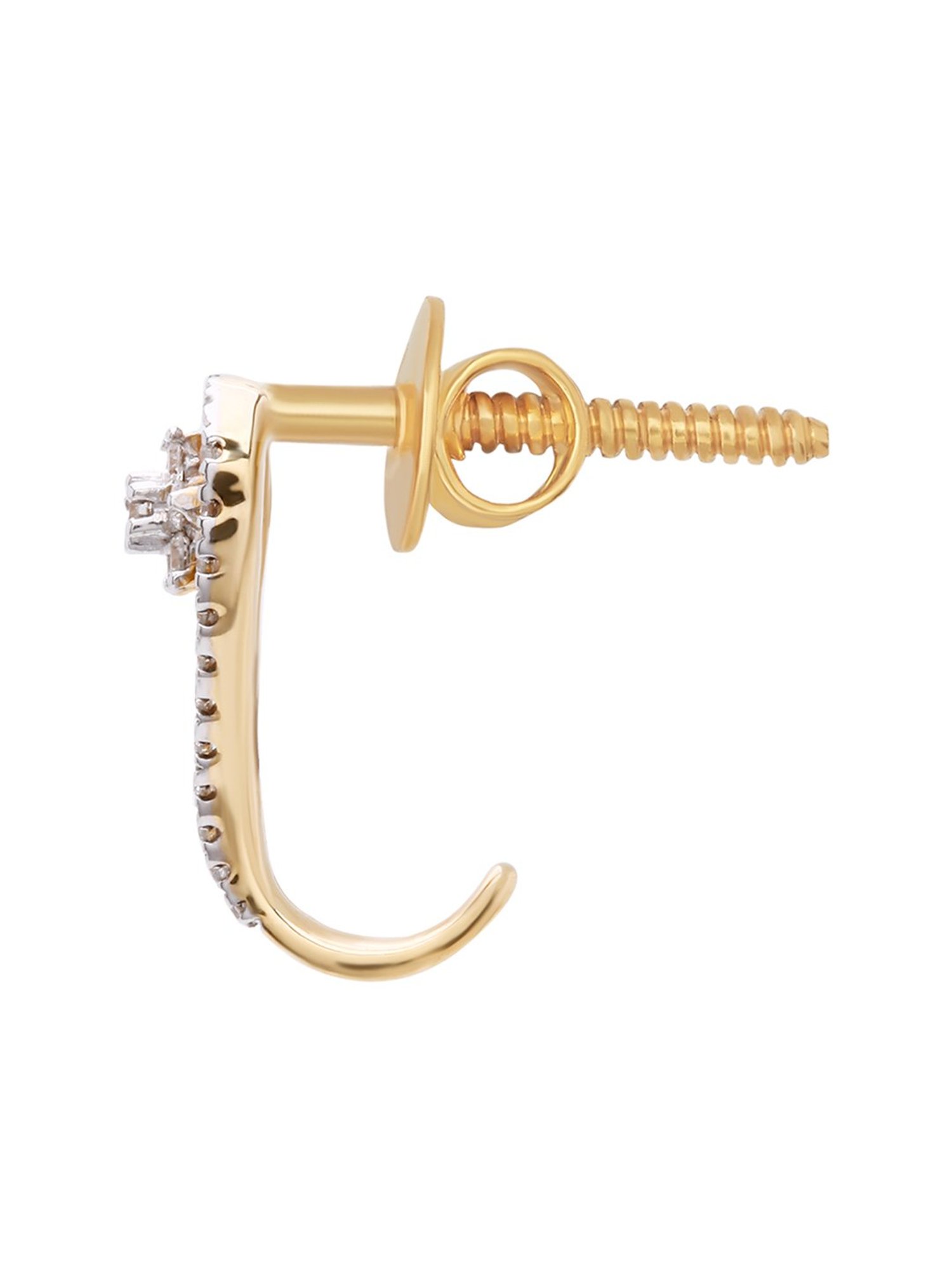 Waman Hari Pethe Jewellers 18k Gold & Diamond Earrings for Women