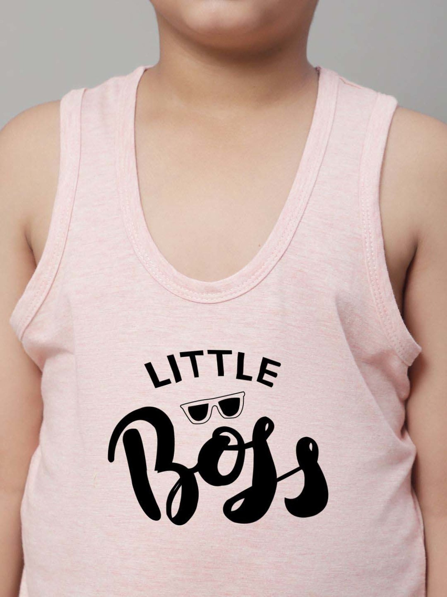 Palm Tree Kids White Printed Vest