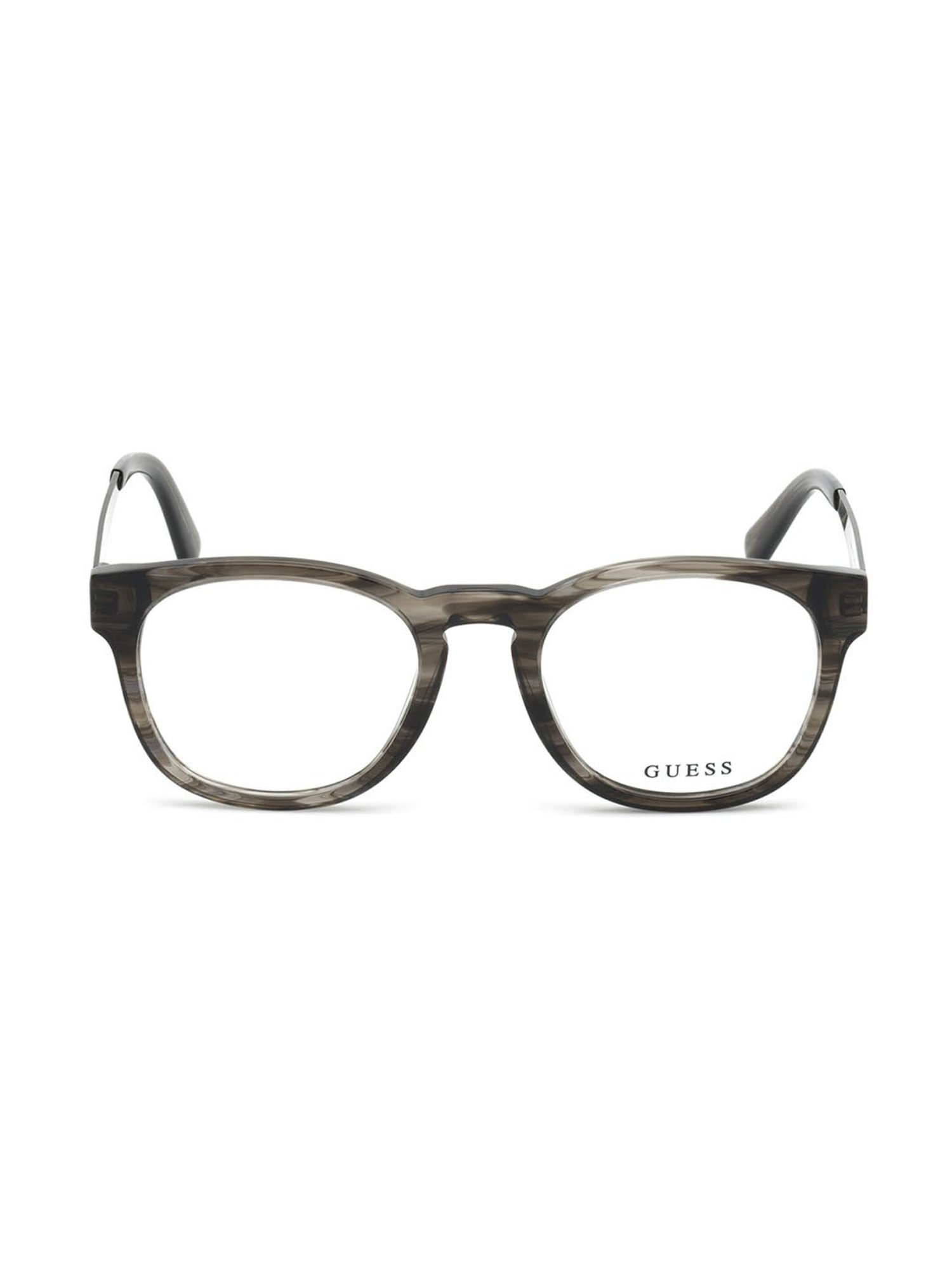 Guess Grey Wayfarer Eye Frames for Men