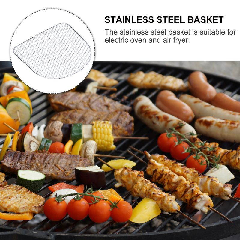 1pc Air Fryer Grill Pan Electronic Oven Replacement Reusable Pan Accessories