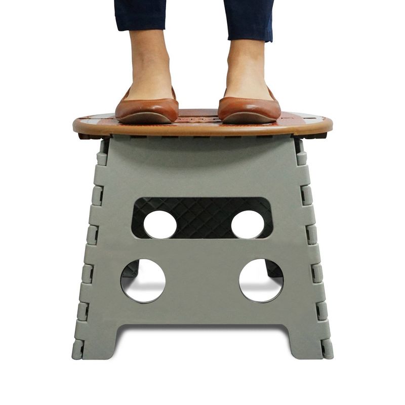 Cosco Two Step Big Step Folding Step Stool with Rubber Hand Grip