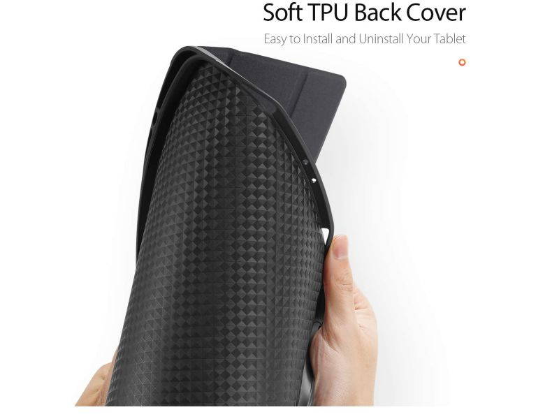 Leather Case for Pro 12.9 2020/2018,Trifold Smart Case with Auto Sleep/Wake,Slim Cover with Stand Pen Holder Soft TPU Back Cover,Support wireless Charging