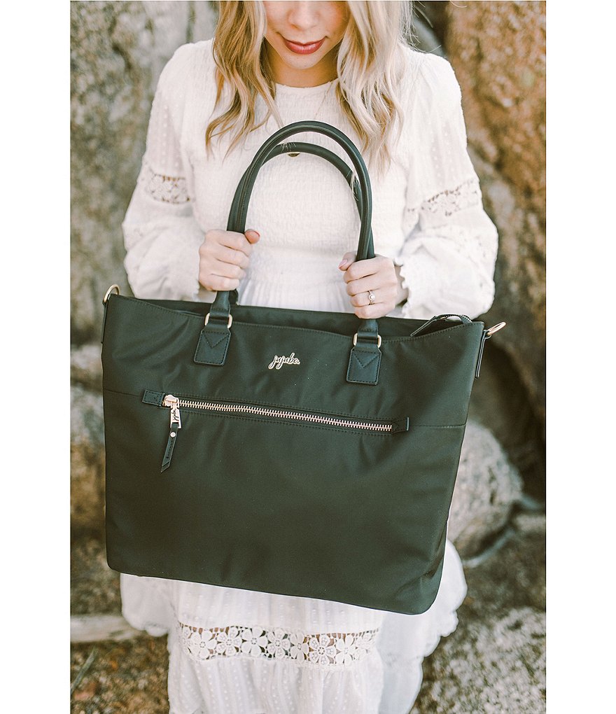 Ju-Ju-Be Eco Leather Zip Top Tote Bag