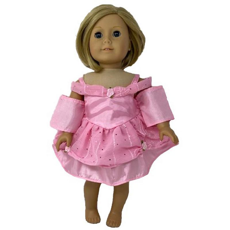 Doll Clothes Superstore Pink Princess With Designer Material Fits 15 -16  Baby Dolls