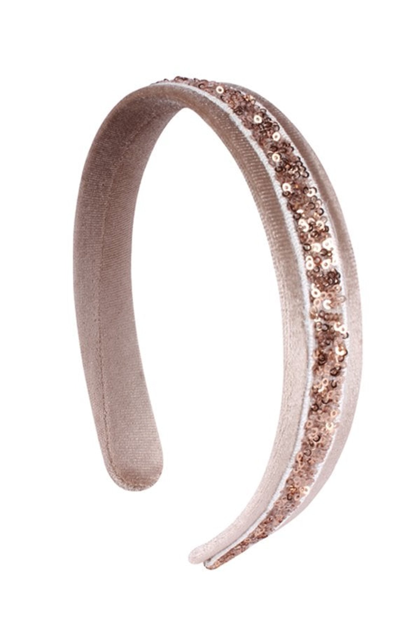 Cutecumber Kids Brown Embroidered Dress With Hairband