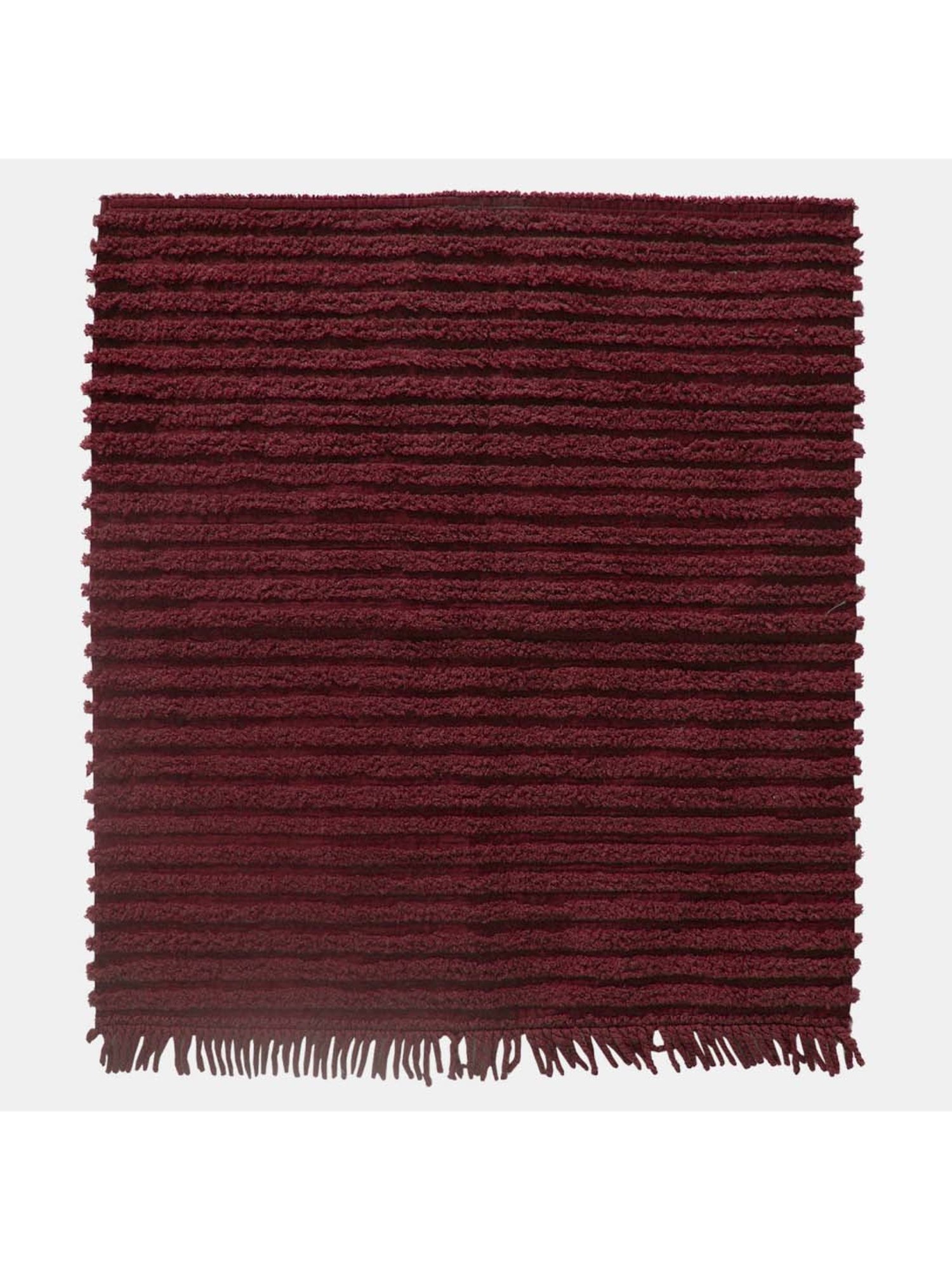 Saral Home Easy Living Maroon Microfiber Axis Sofa Cover Set