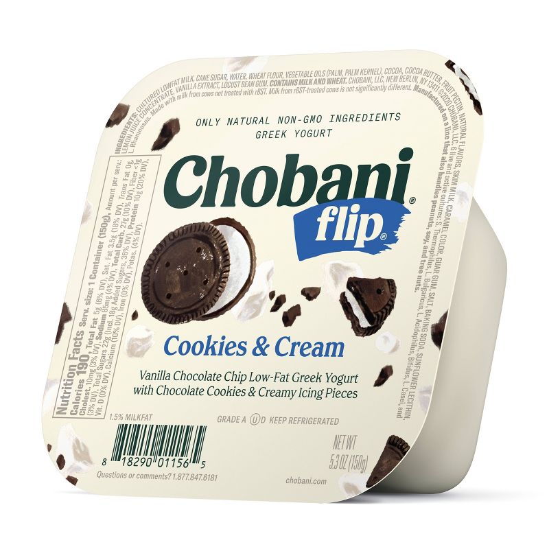 Chobani Flip Cookies & Cream Greek Yogurt - 5.3oz