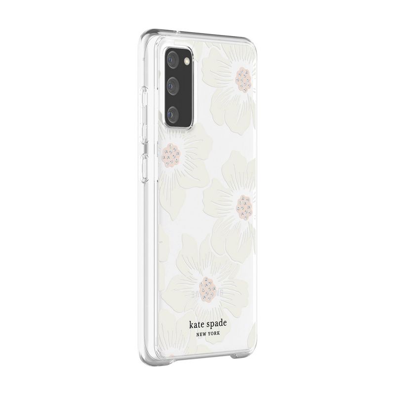 Kate Spade New York Samsung Galaxy S20 FE 5G Phone Case Hollyhock Floral - Cream/Clear