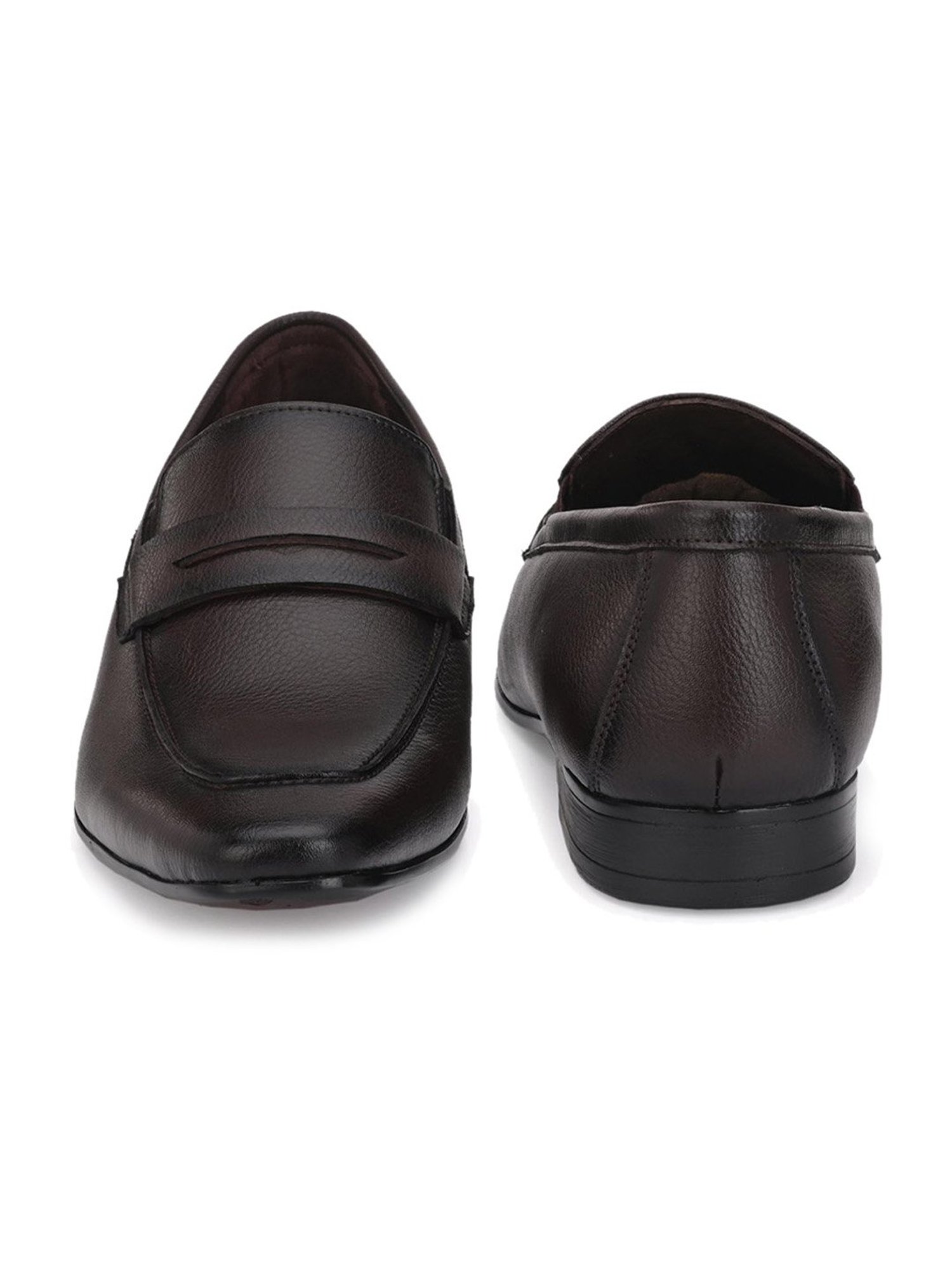 Hitz Men's Brown Formal Loafers