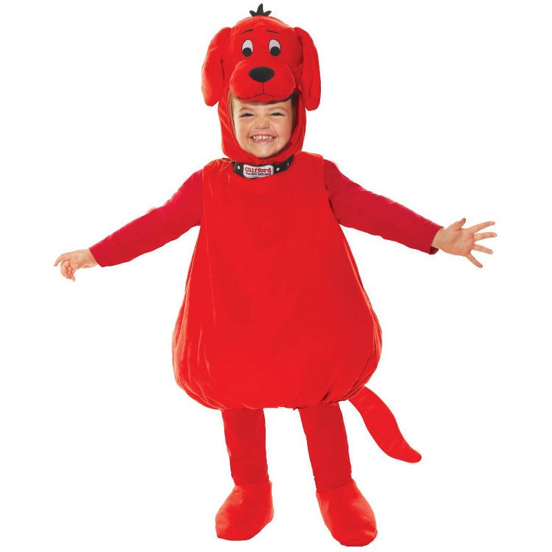 Toddler Clifford the Big Red Dog Halloween Costume