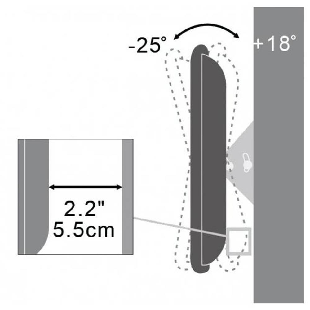 Tilting Wall Mount - 17-37in TVs