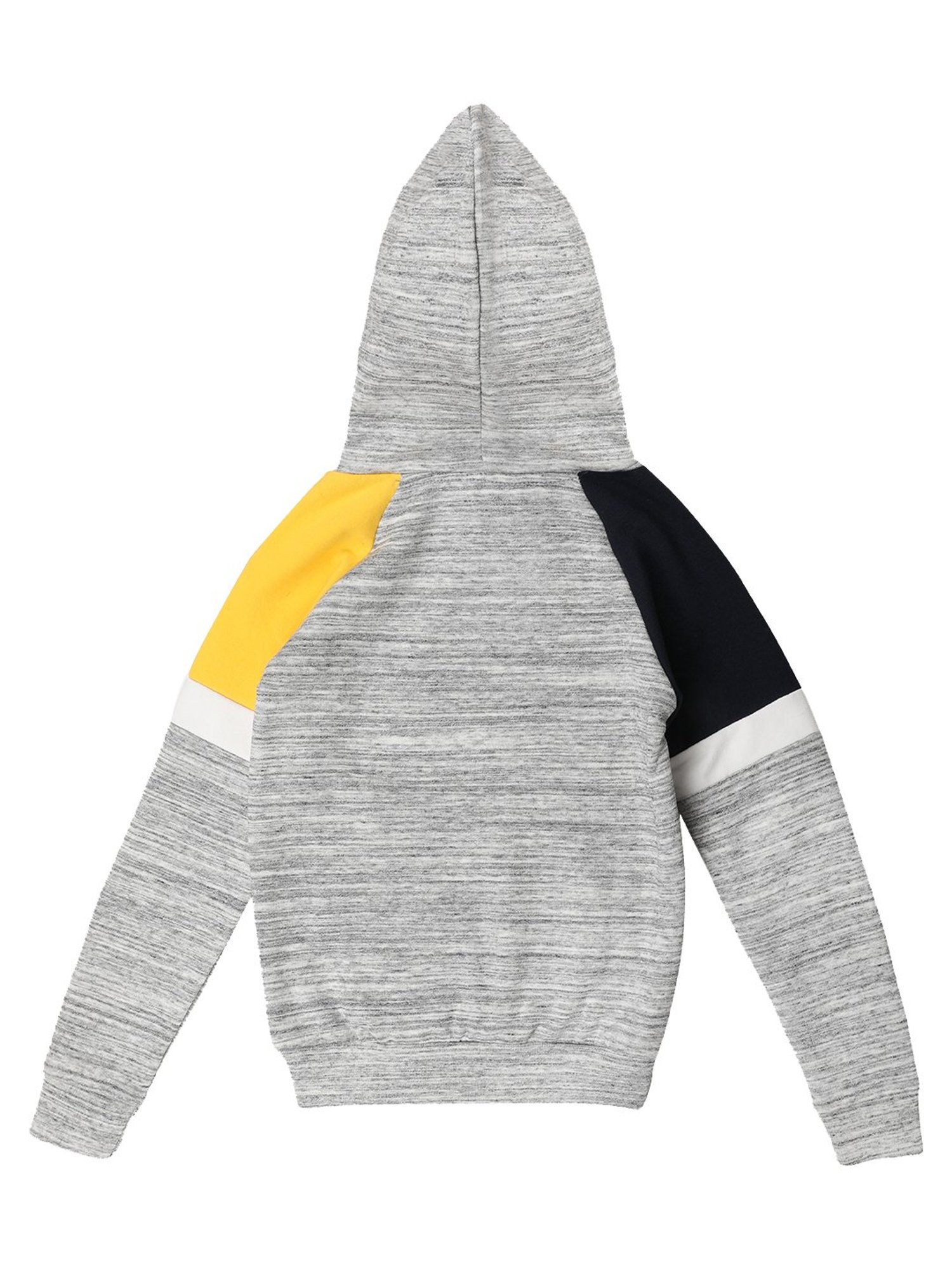 Lazy Shark Kids Grey Striped  Hoodie