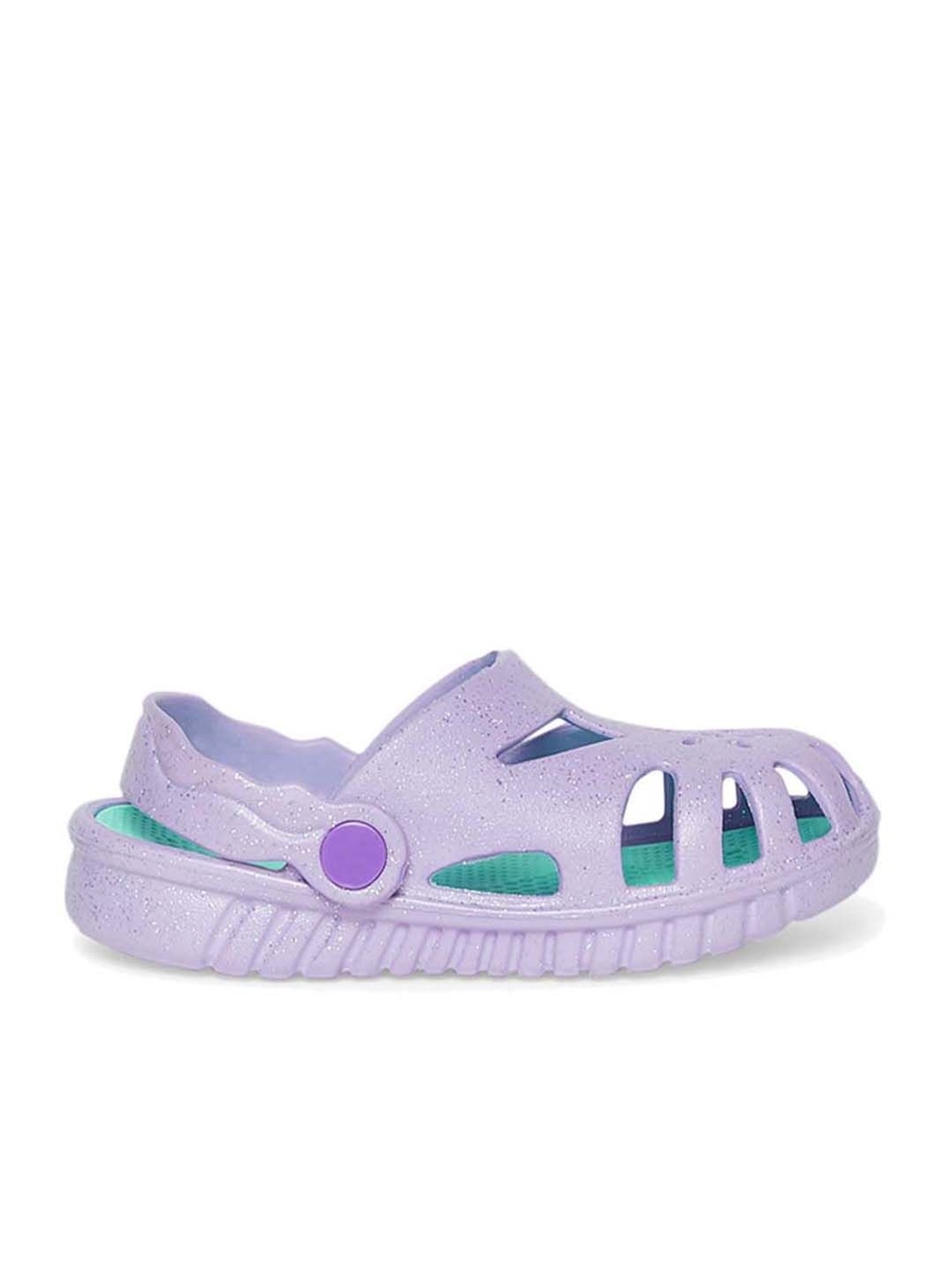 Passion Petals Kids Pink Sling Back Clogs