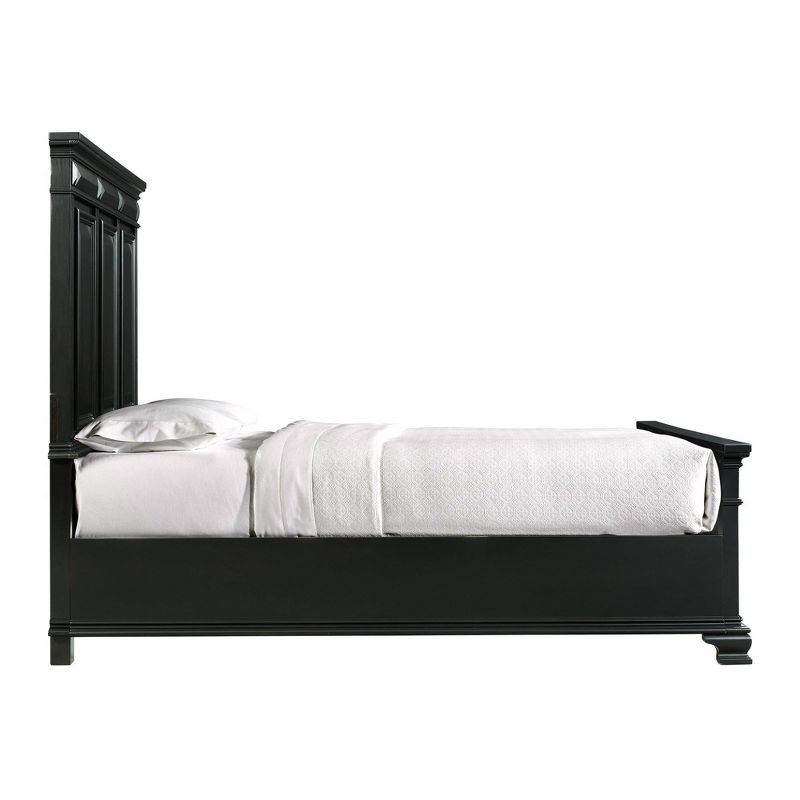 Queen Trent Panel Bed Antique Black - Picket House Furnishings