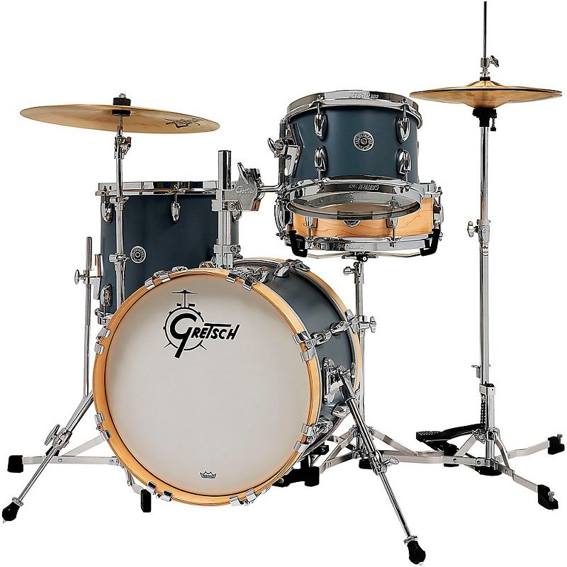 Gretsch Drums Brooklyn 4-Piece Micro Kit Shell Pack Satin Grey
