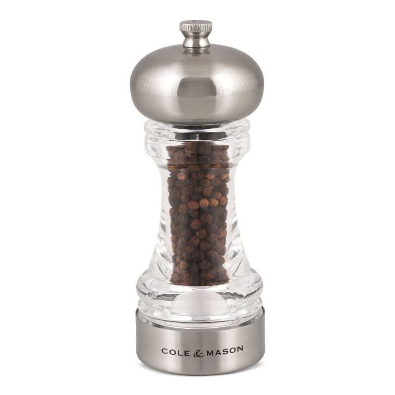 Cole & Mason Lancaster 5.5" Stainless Mill & Shaker Set