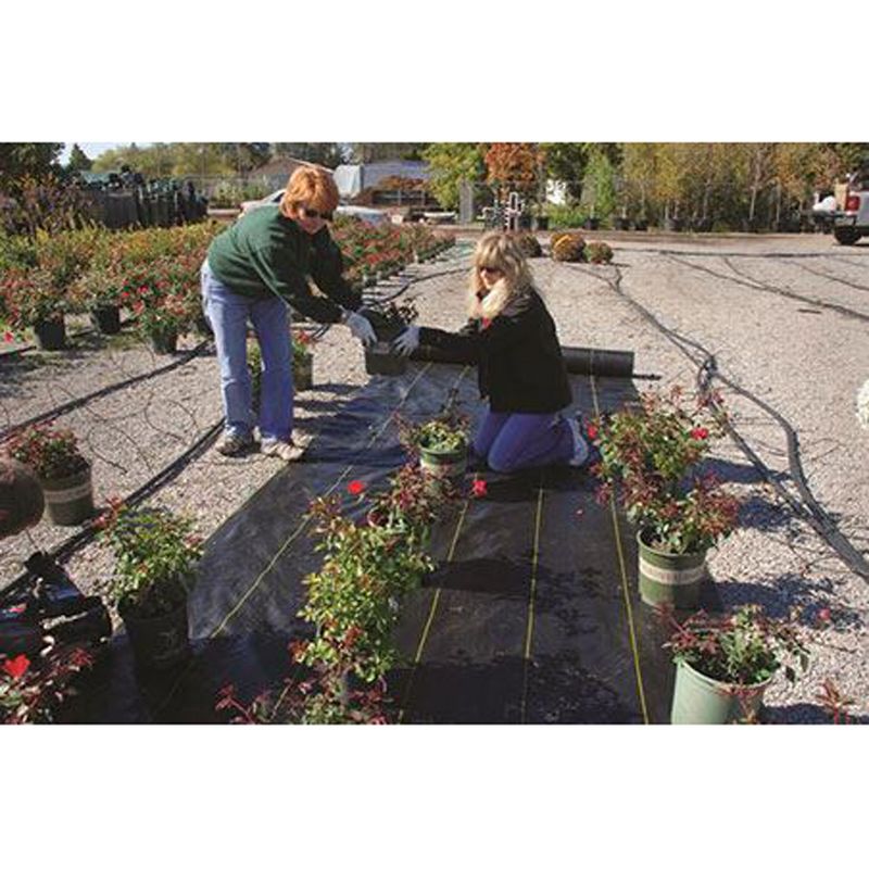 DeWitt Sunbelt Woven Weed Control Garden Landscape Fabric Ground Cover, 4x100 Ft