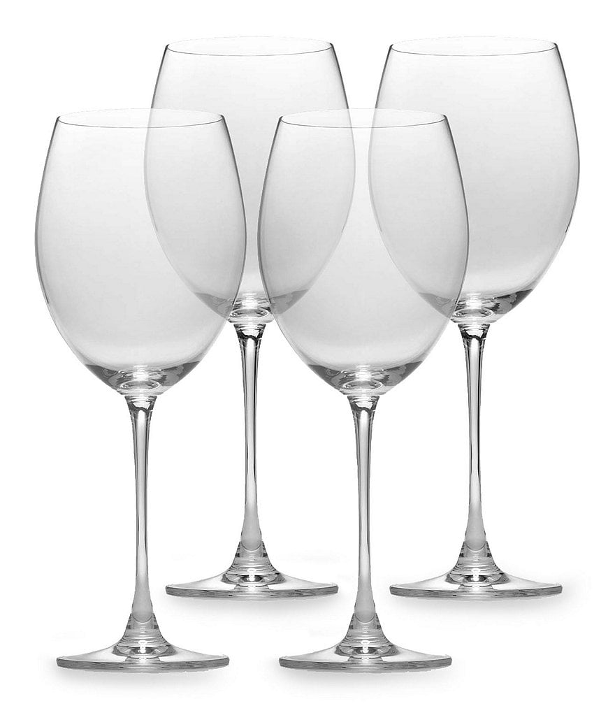 Lenox Tuscany Classics 4-Piece Crystal Grand Bordeaux Glass Set