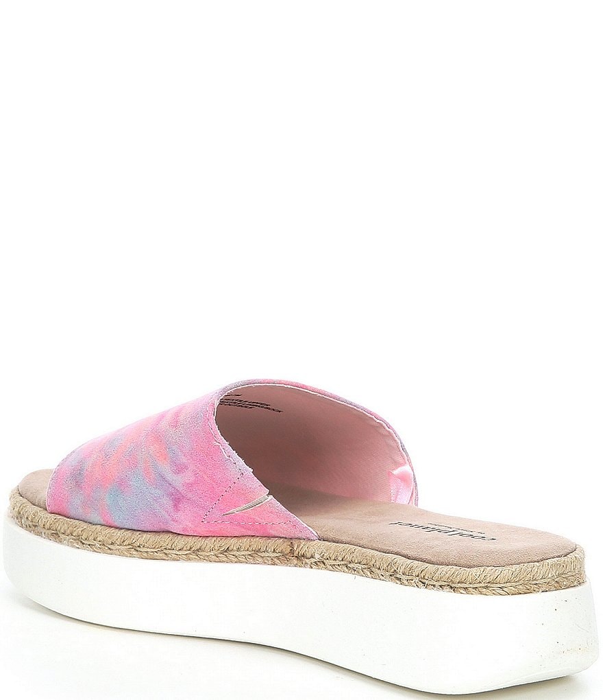 Cool Planet by Steve Madden Juniper Tie-Dye Platform Sandals
