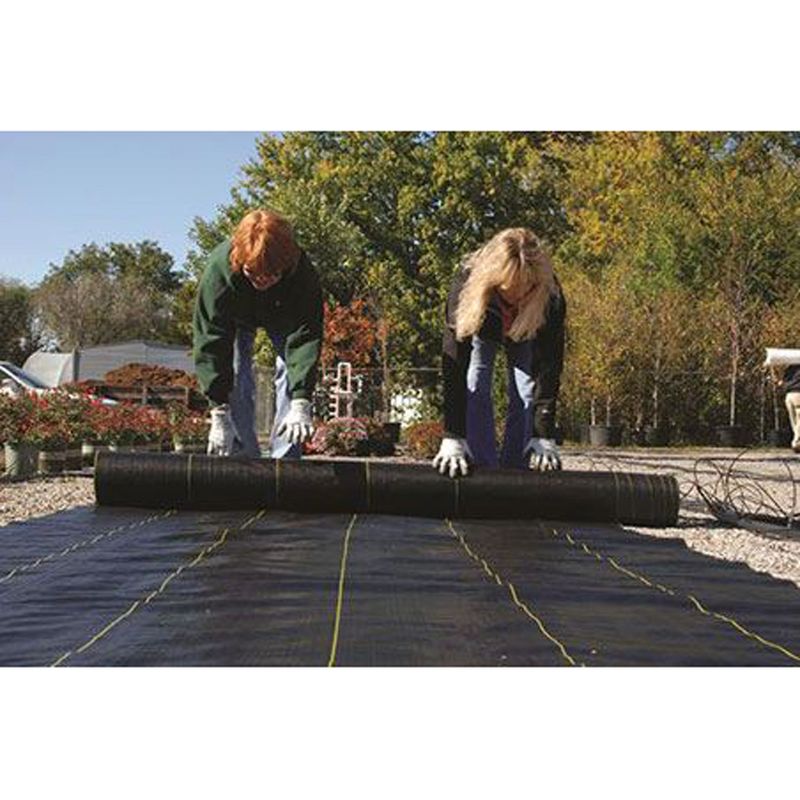 DeWitt Sunbelt Woven Weed Control Garden Landscape Fabric Ground Cover, 4x100 Ft
