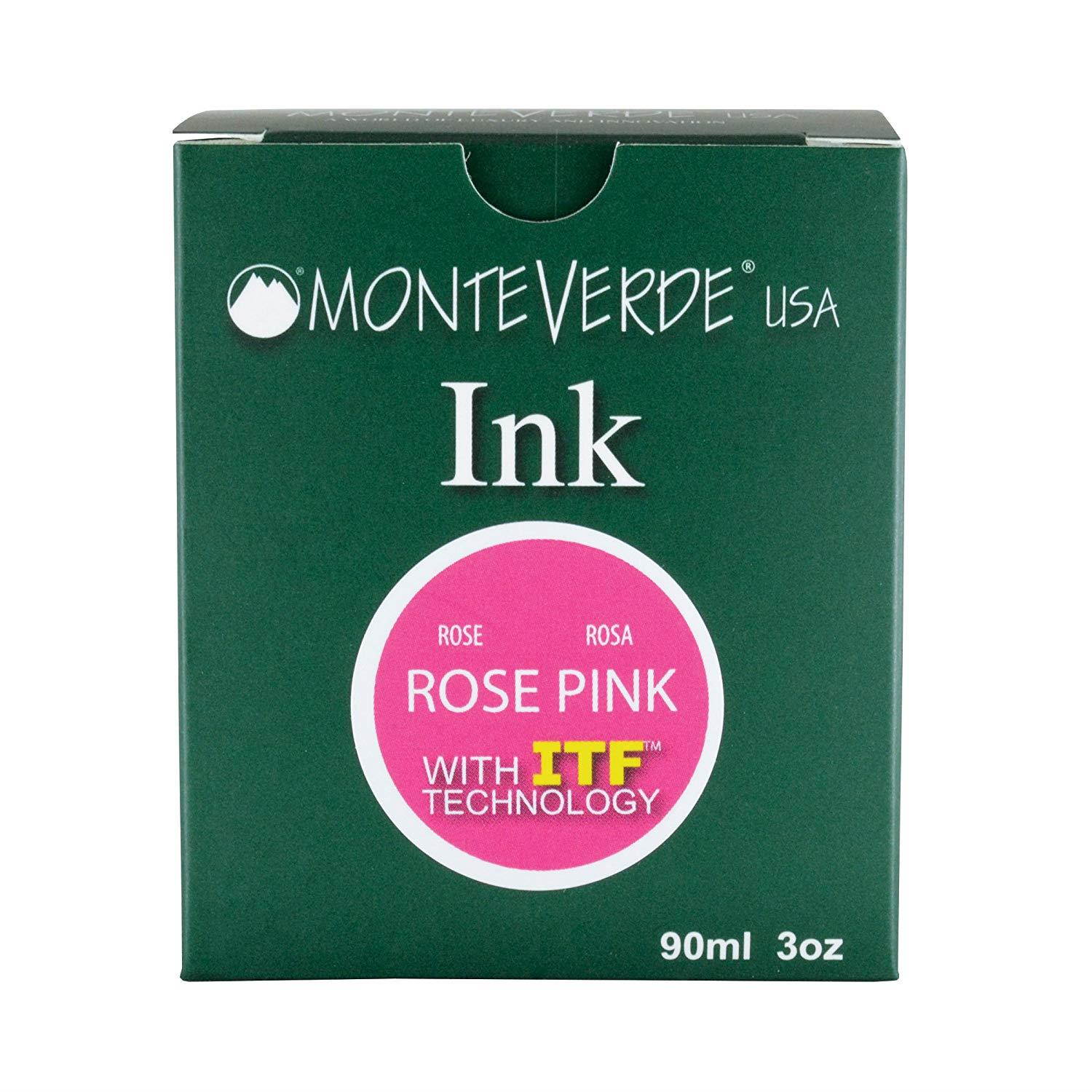 Monteverde USA Ink with ITF Technology, 90 ml Rose Pink (G308PK)