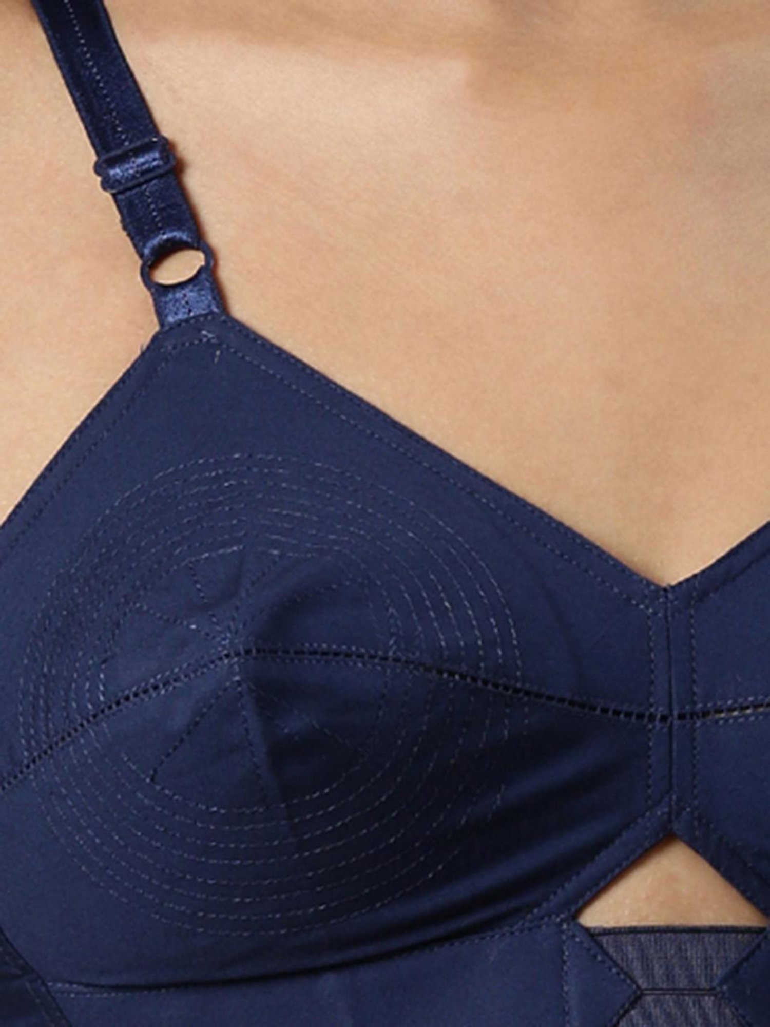 BLOSSOM Blue Full Coverage Everyday Bra