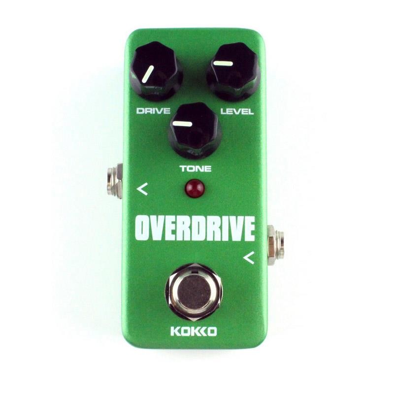 Mini Overdrive Pedal Guitar Effect Pedal Green Aluminum alloy