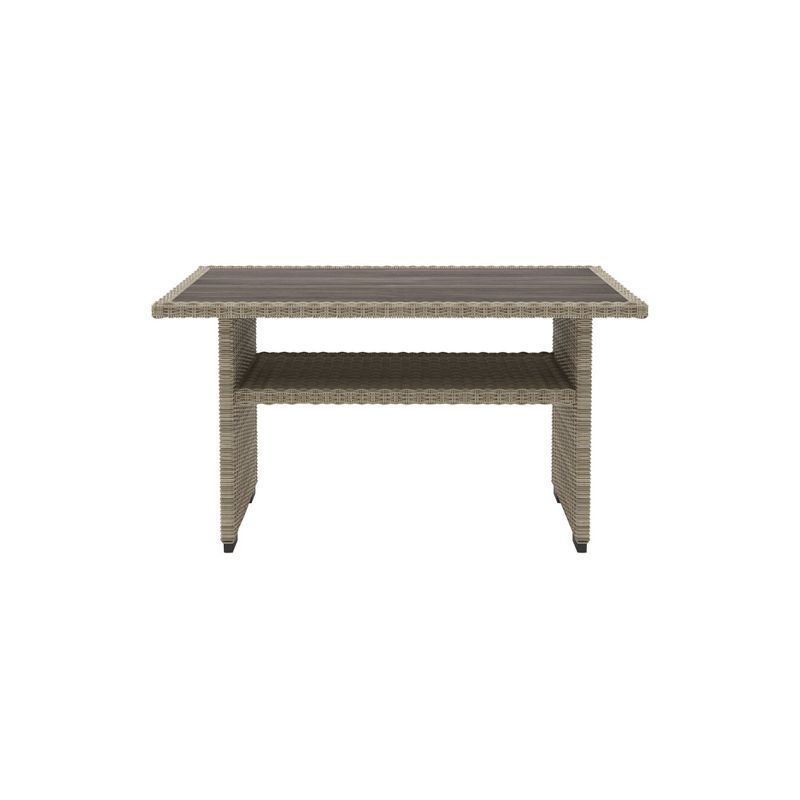 Silent Brook Rect Multi - Use Table - Beige  - Outdoor by Ashley