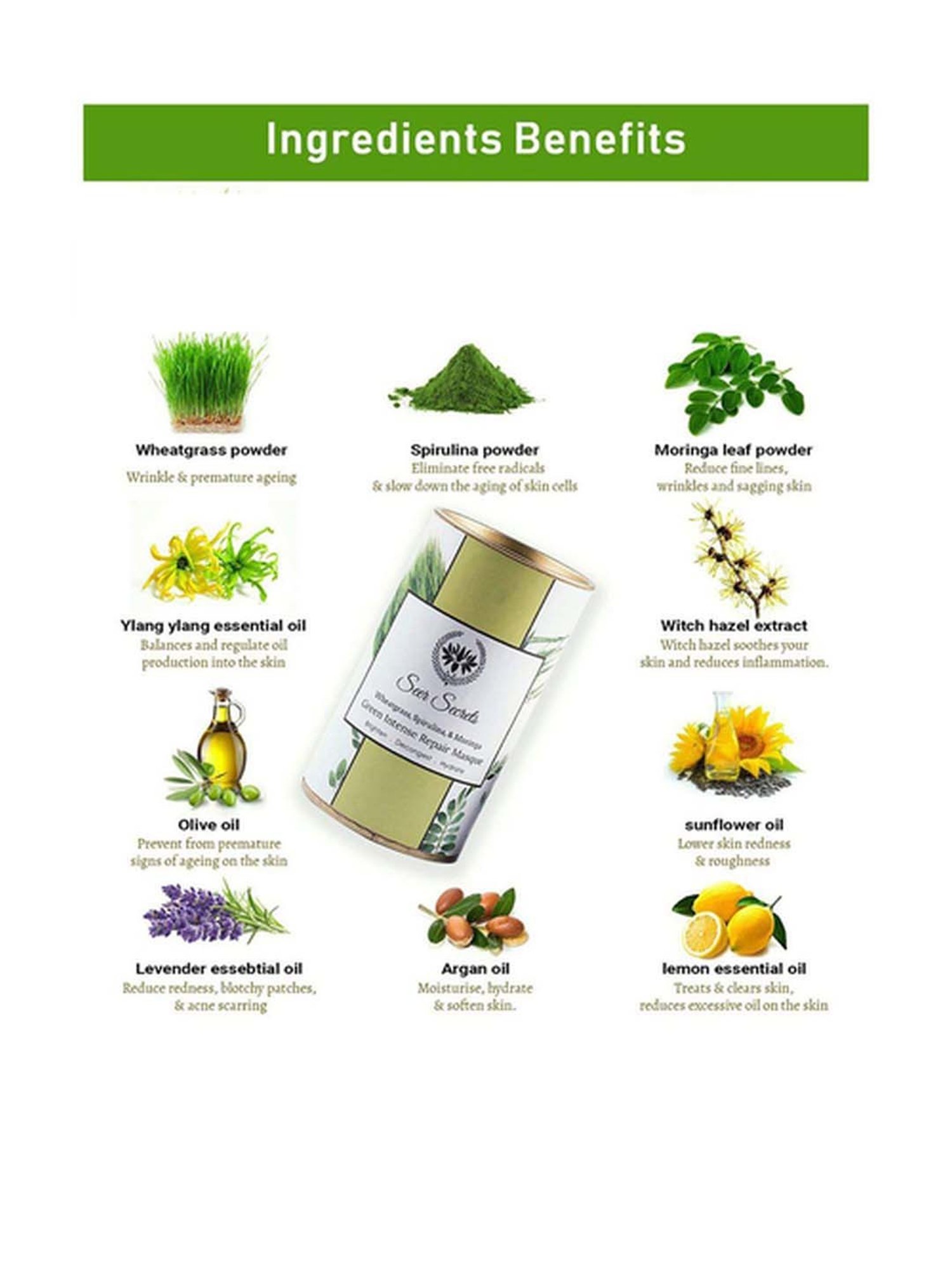 Seer Secrets Intense Repair Mask - 40 gm